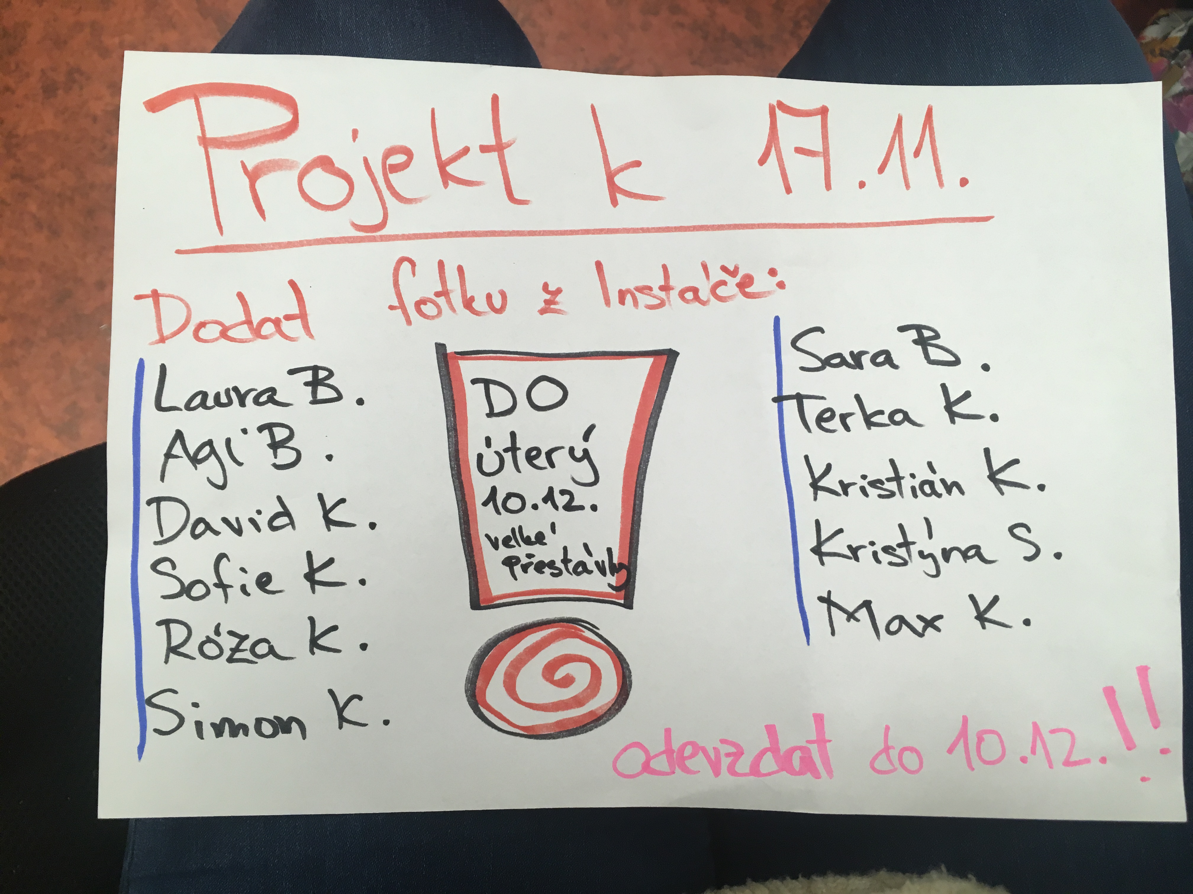 Ilustrační obrázek článku - Náhrada za projekt k 17.listopadu